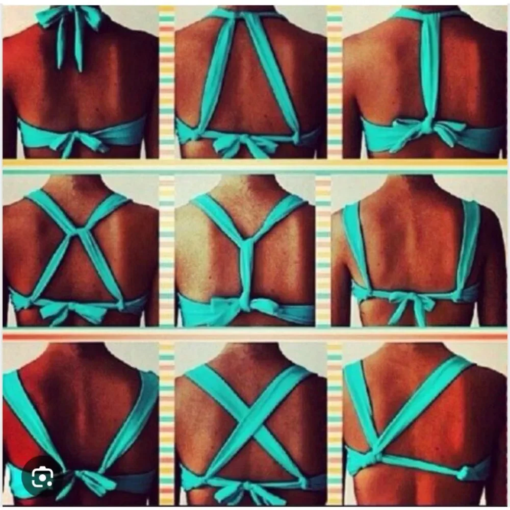 ~ Lauren Ralph Lauren Bikini Top, D/DD/LG/XL* Ring Front Halter Tie LRL Tropical